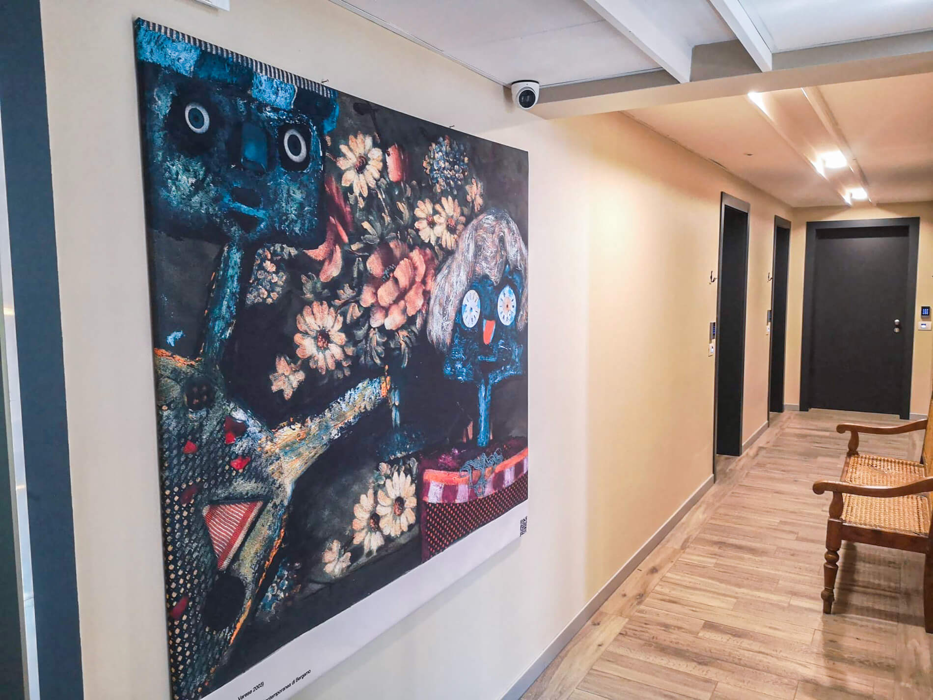 Esposizione quadri GaMEC c/o Residenza del borgo